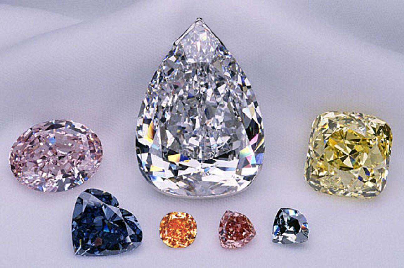 Diamonds featured in the Smithsonian Institution's "The Splendor of Diamonds" exhibition in 2023