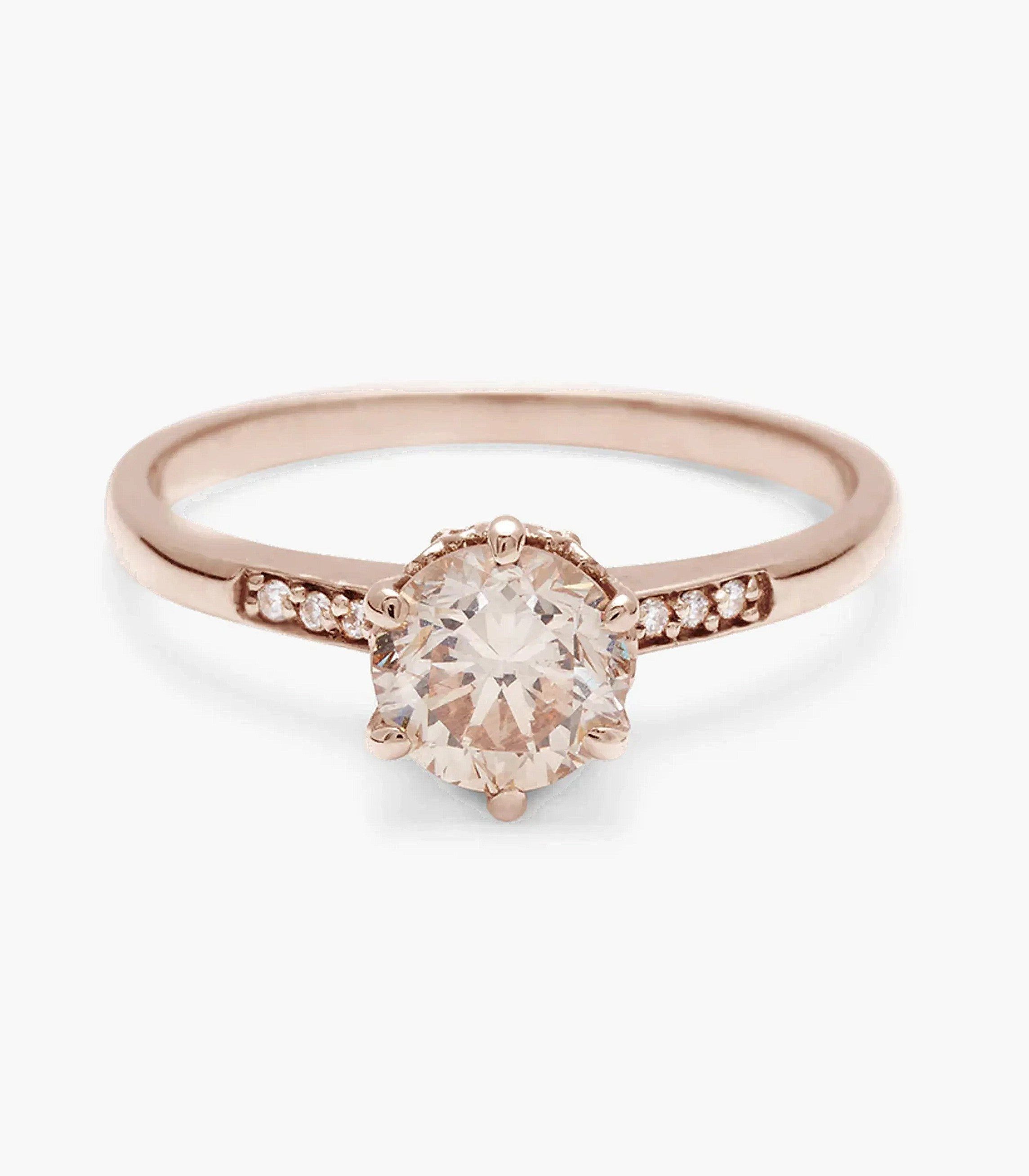 Champagne Diamonnds Ring