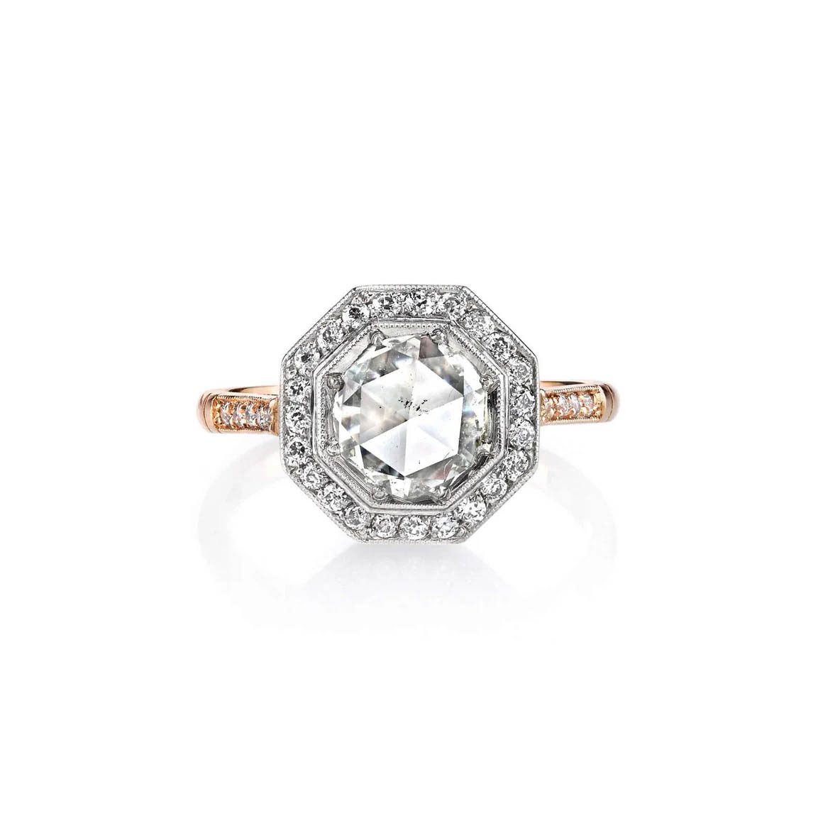 rose gold engagement rings