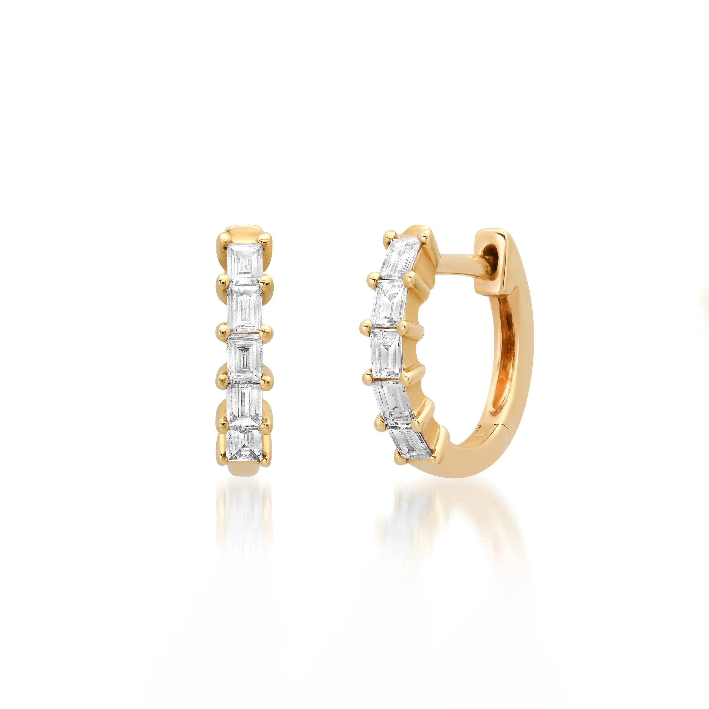 shop mother's day jewelry: diamond earrings