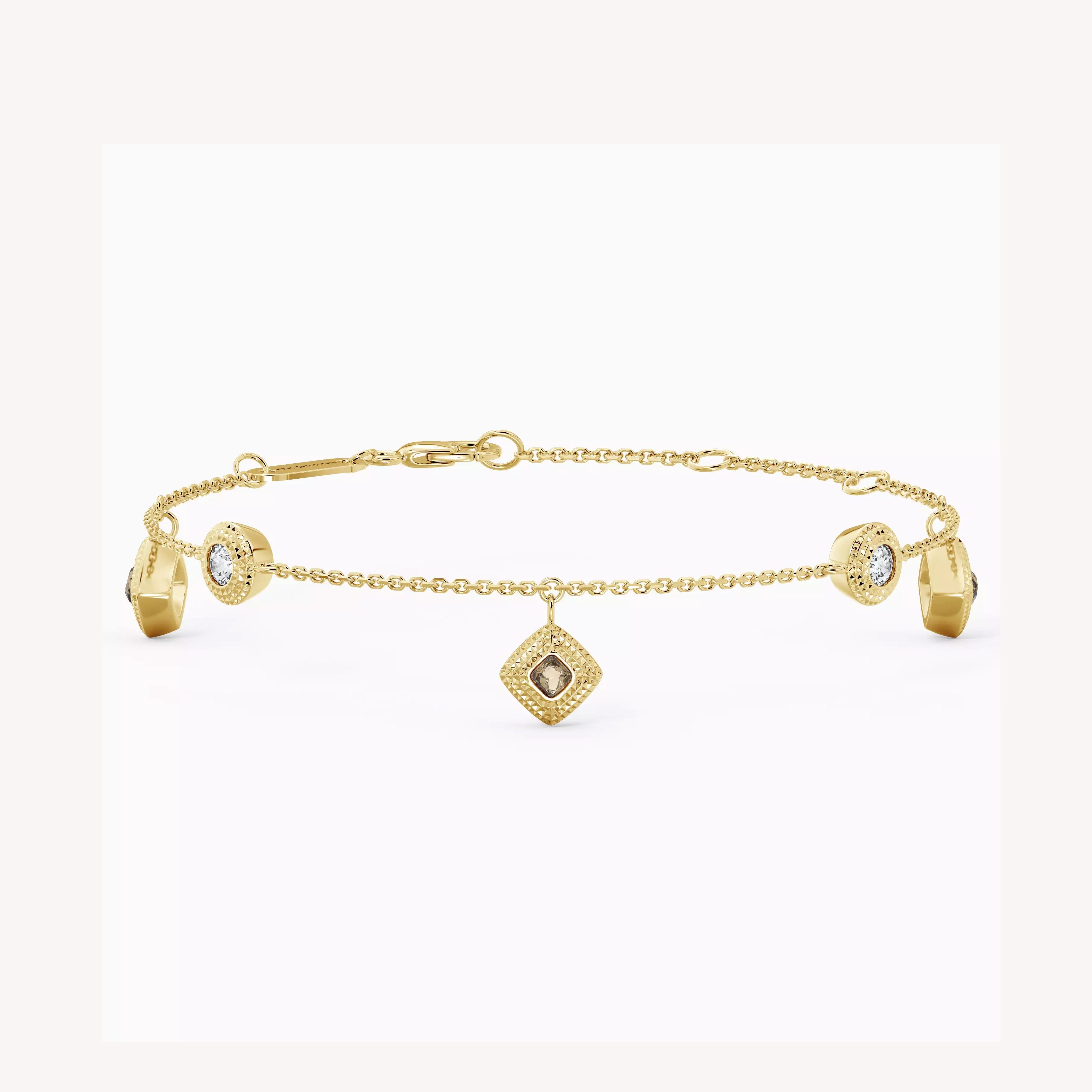 diamond charm bracelets