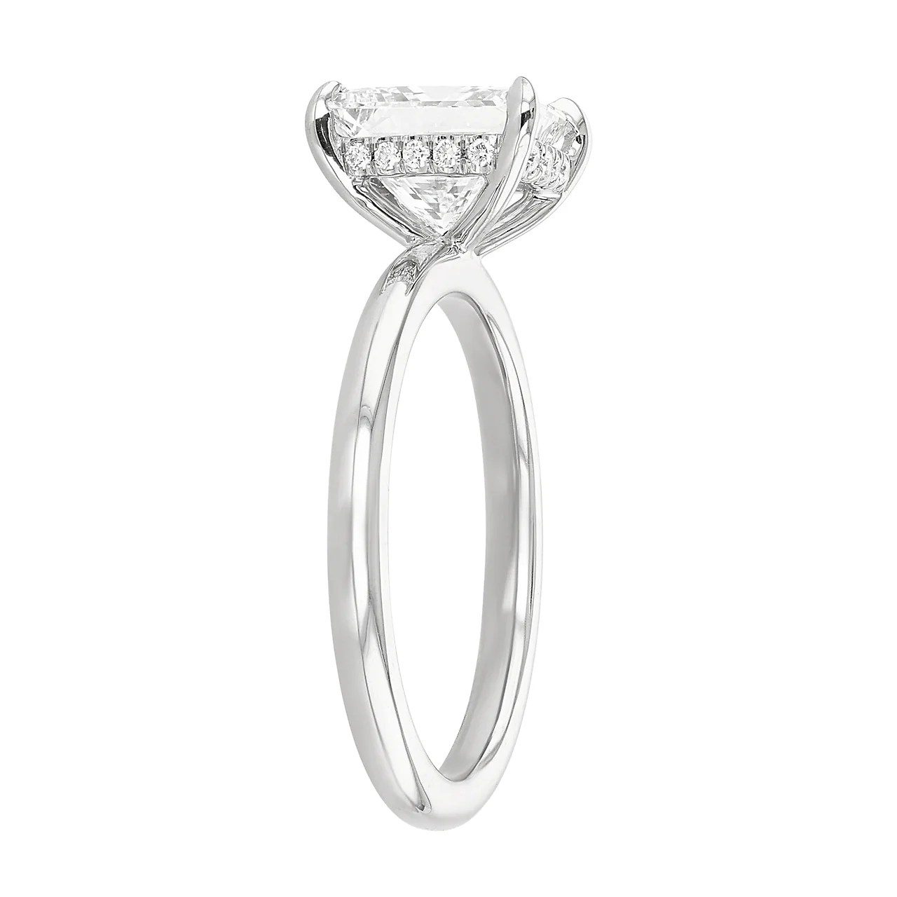 hidden halo engagement ring