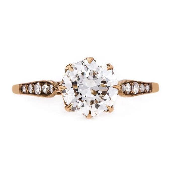 Trumpet & Horn Rose Gold Meridian Ring, from $15,500, trumpetandhorn.com