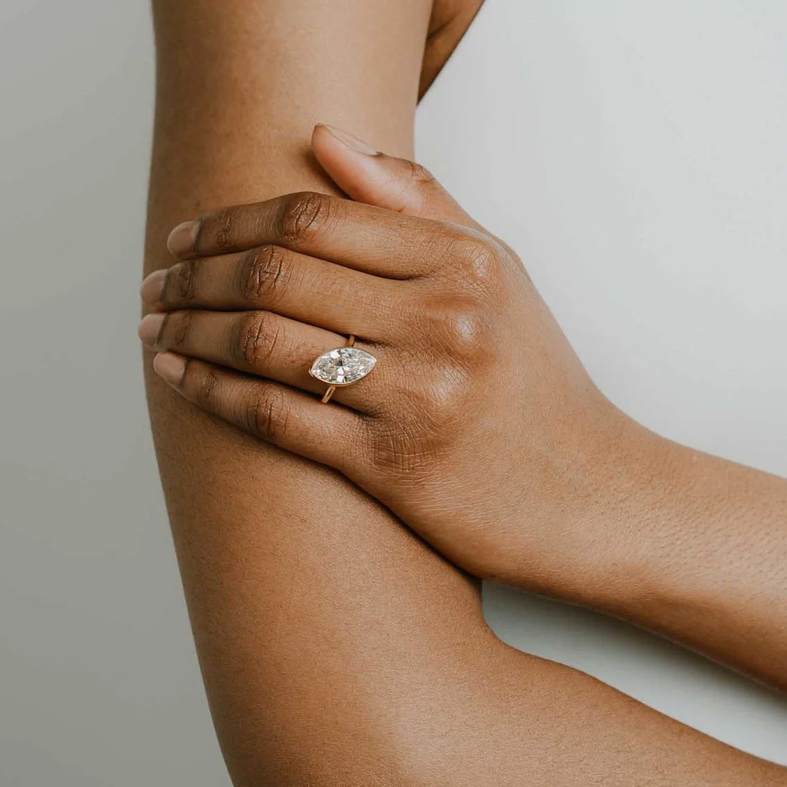 marquise cut engagement ring