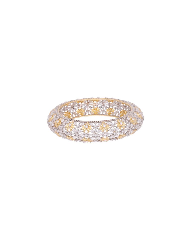 CKC floral motif bangles