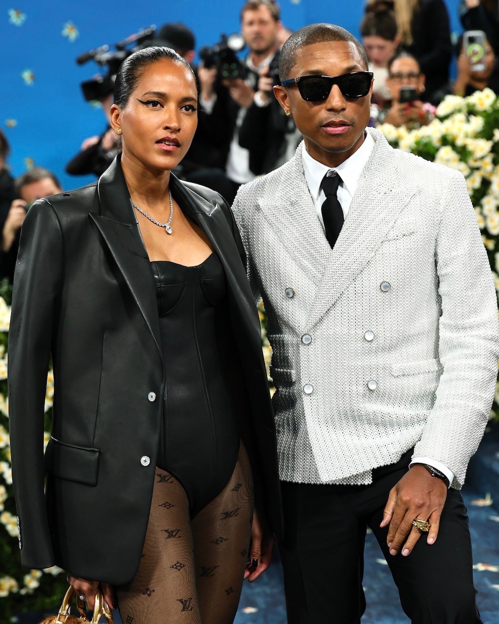 Helen Lasichanh and Pharrell Williams Wore Tiffany & Co. Jewelry to the Met Gala 2025