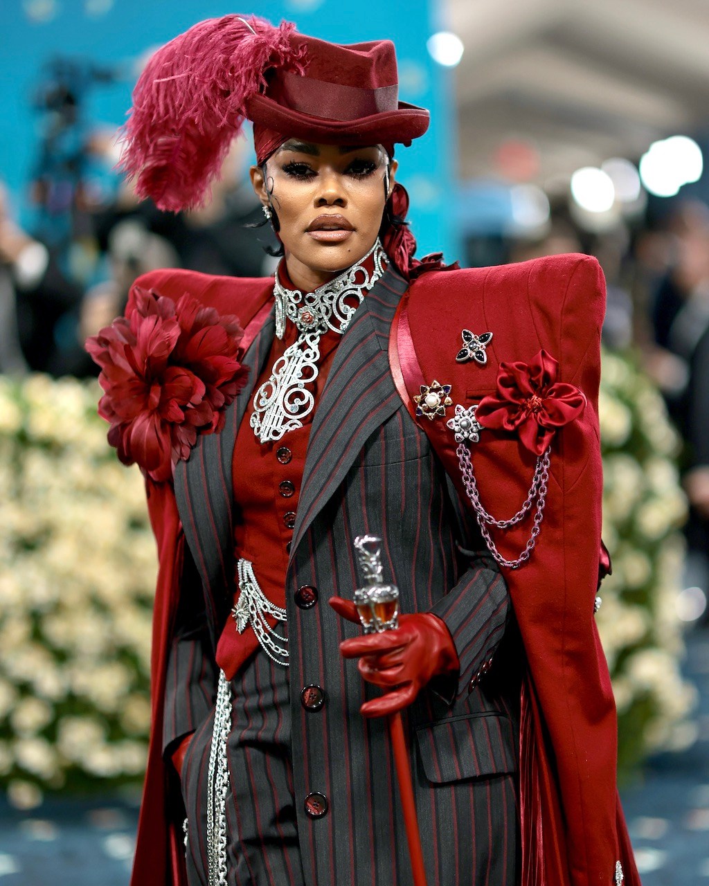 Teyana Taylor in David Yurman jewelry at the Met Gala 2025 