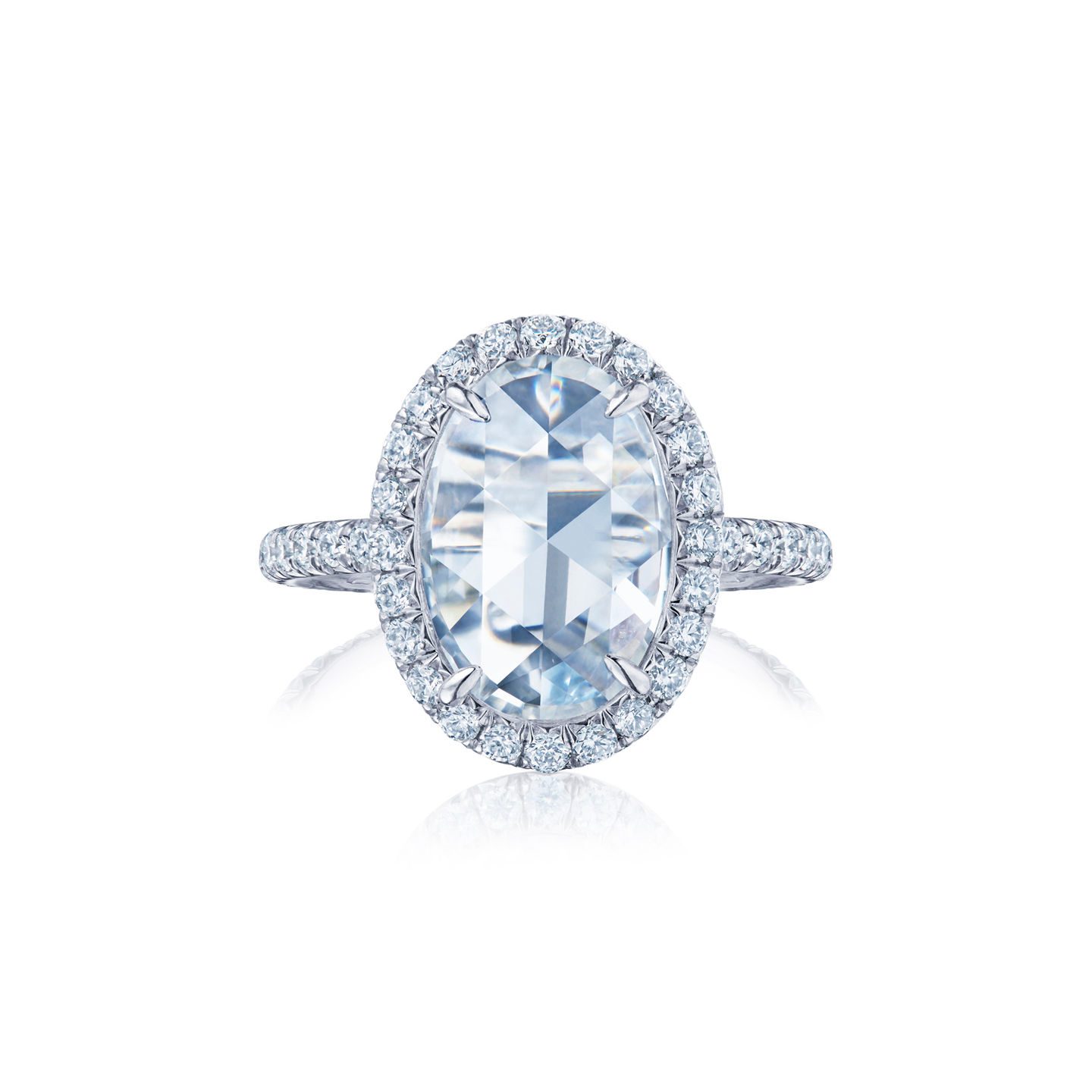 rose cut diamond ring