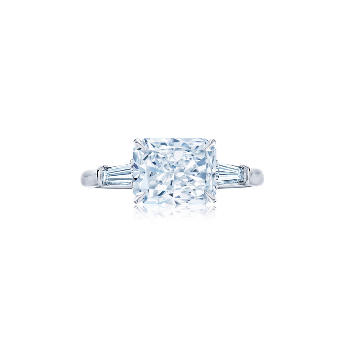 radiant cut engagement rings