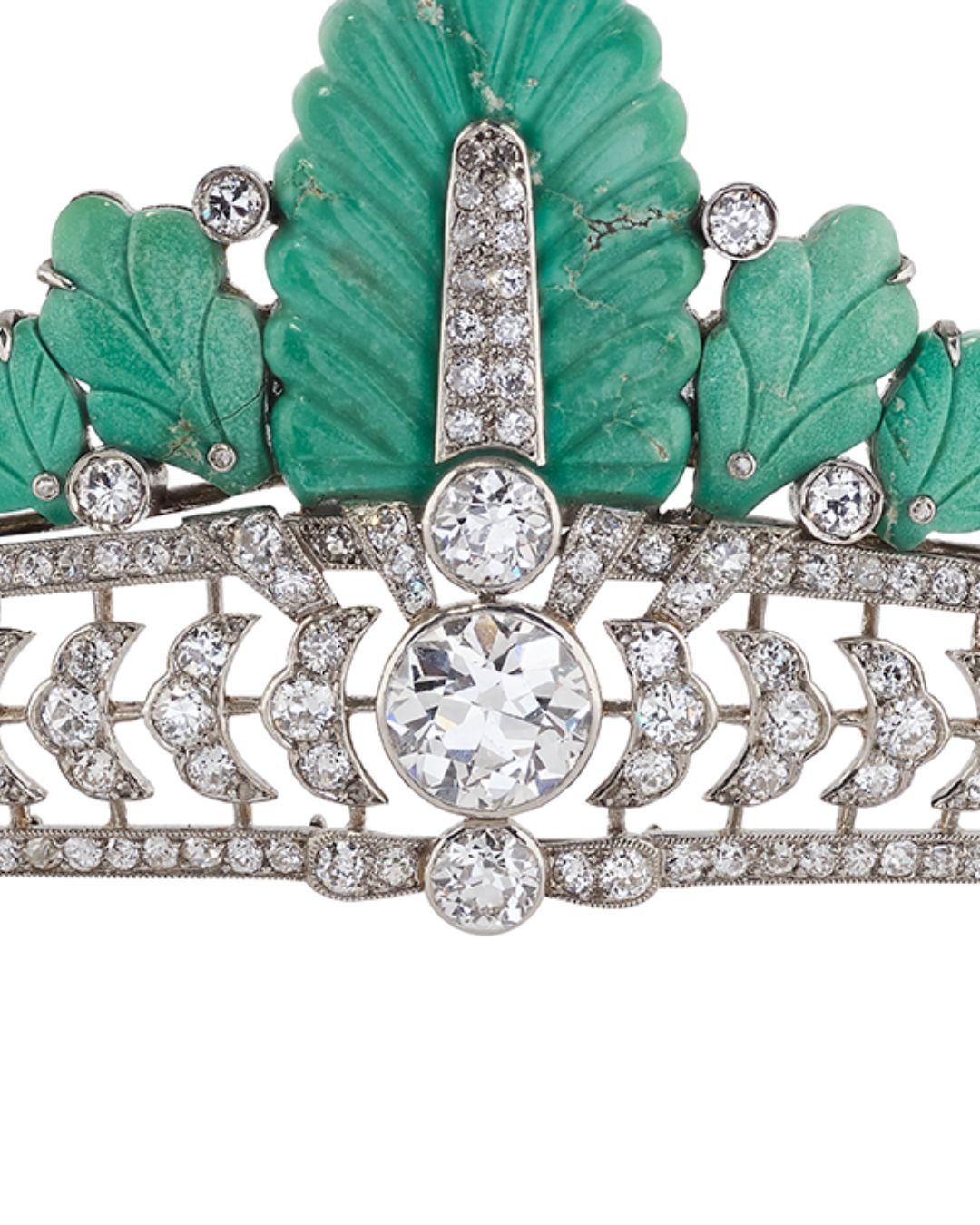 A turquoise and diamond Cartier tiara, owned by Nancy Astor will hits the Auction Block After Nearly a Century