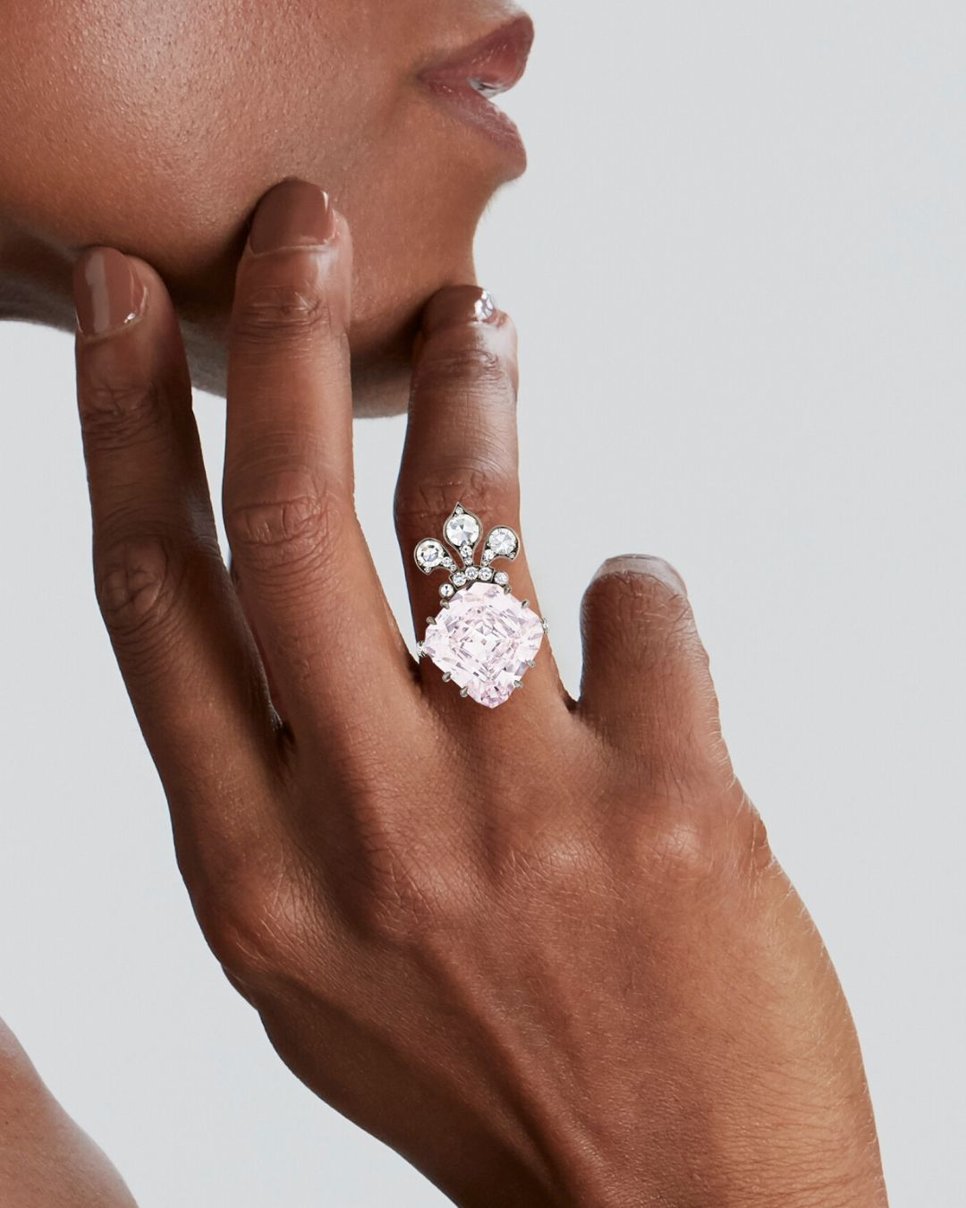 Marie Antoinette’s Marie-Thérèse Pink Diamond Ring (Courtesy of Christie’s)