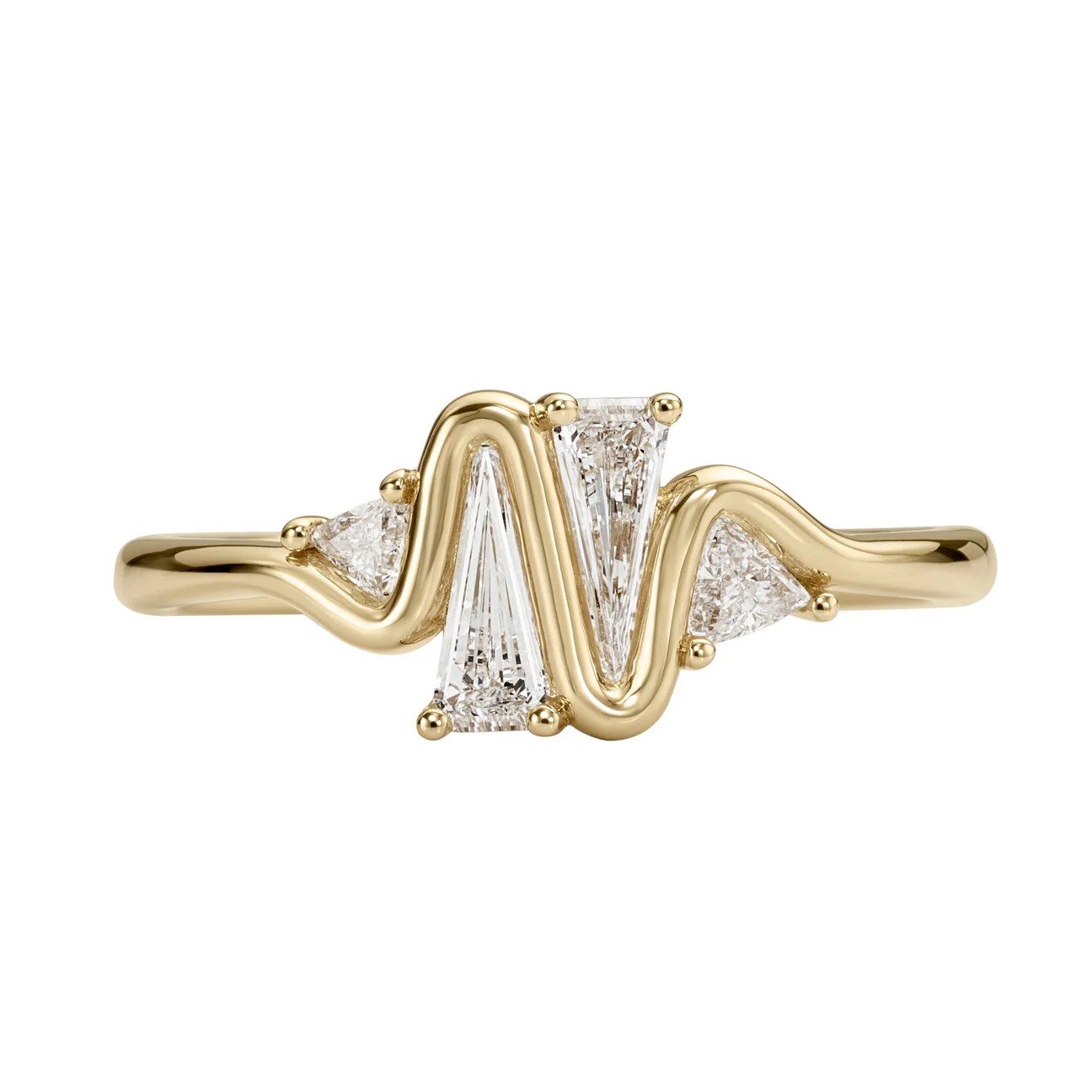 kite cut engagement ring