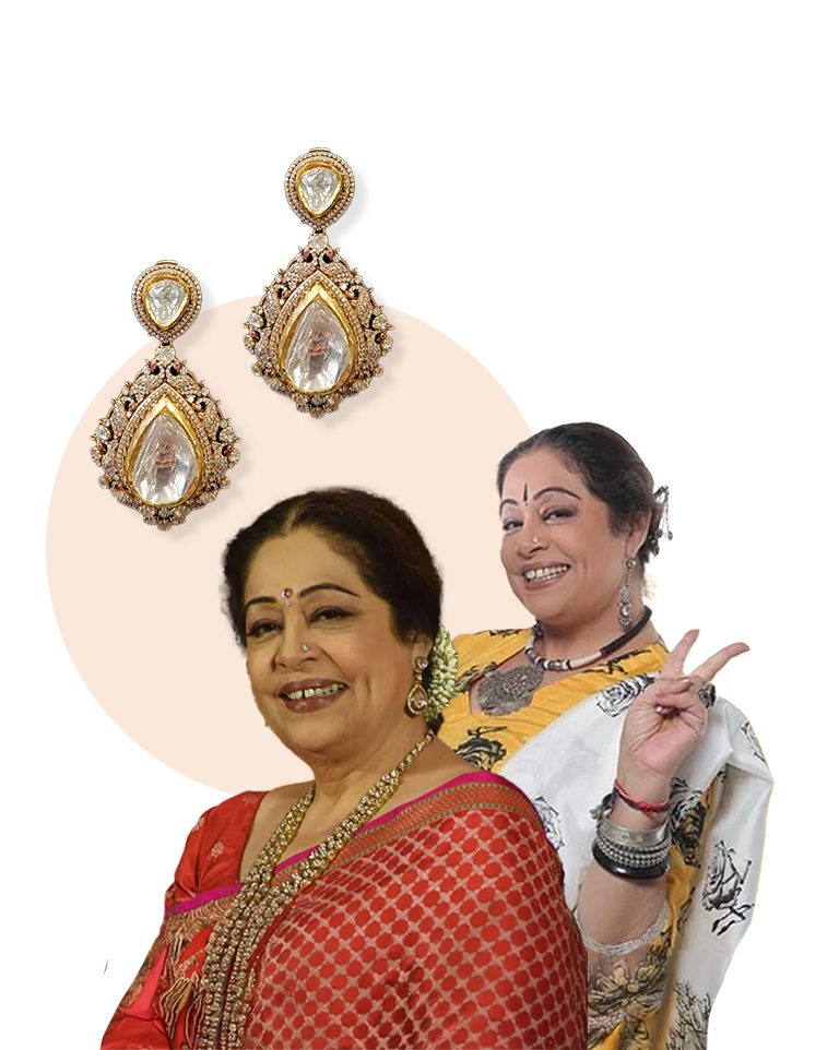Kirron Kher dazzles in natural diamonds in Khoobsurat.