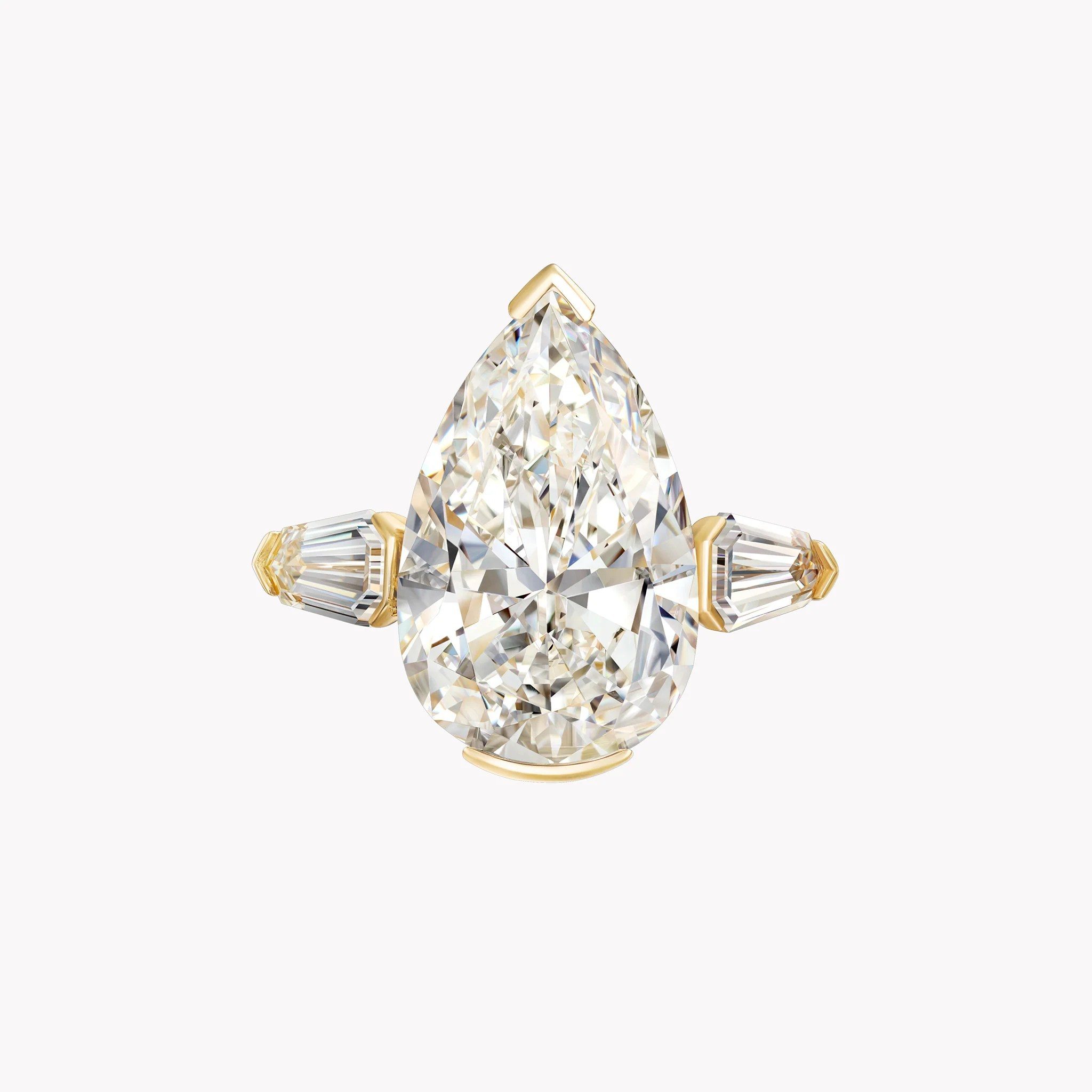 pear shaped engagement ring
