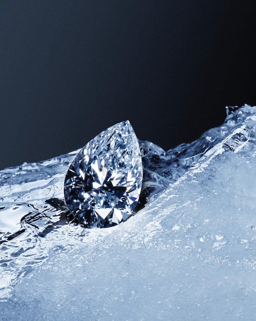 Polished diamond from the Diavik Diamond Mine