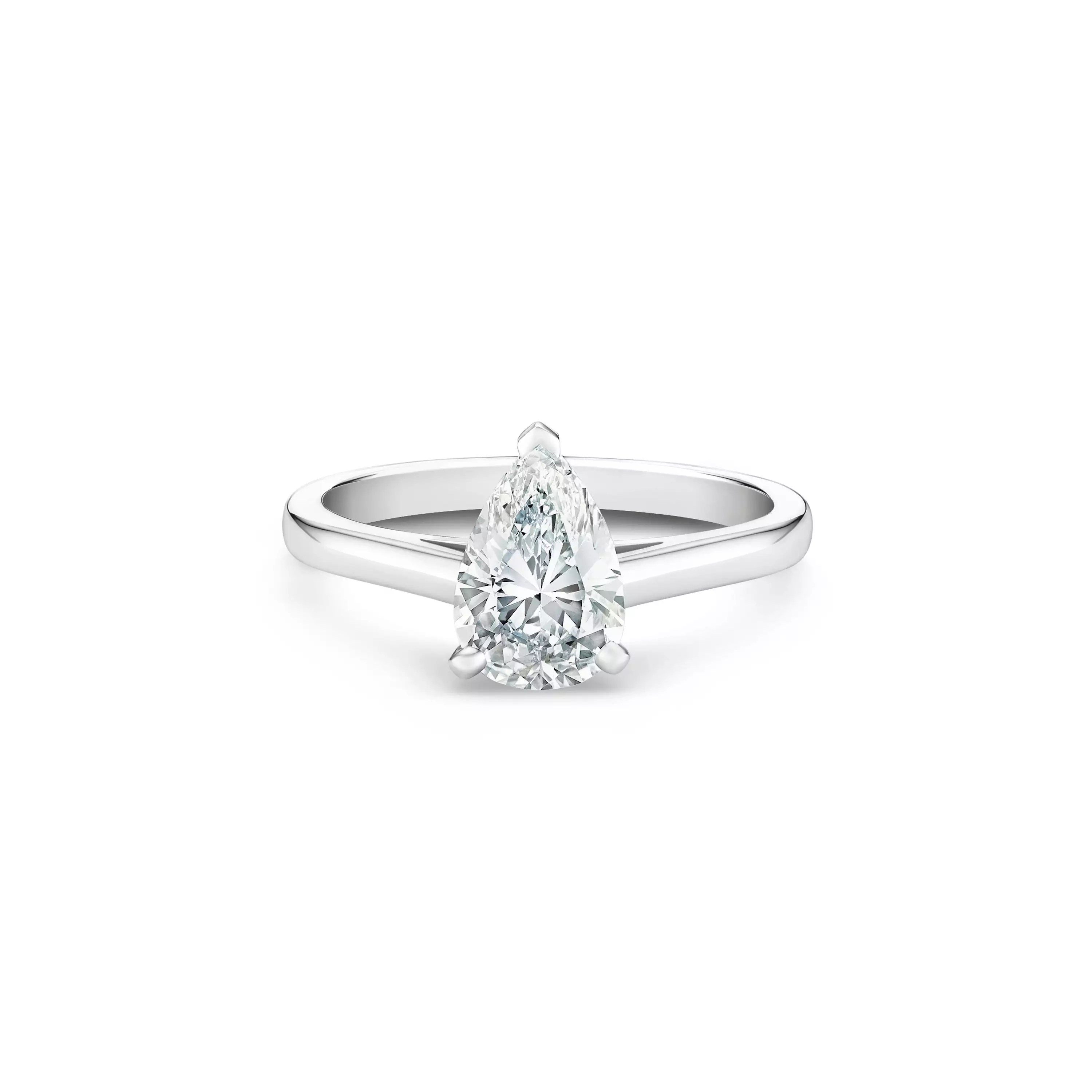 pear shaped engagement ring