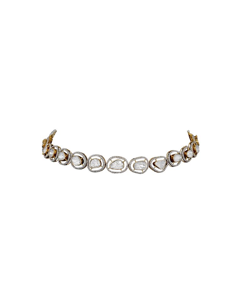 Raniwala polki diamond choker