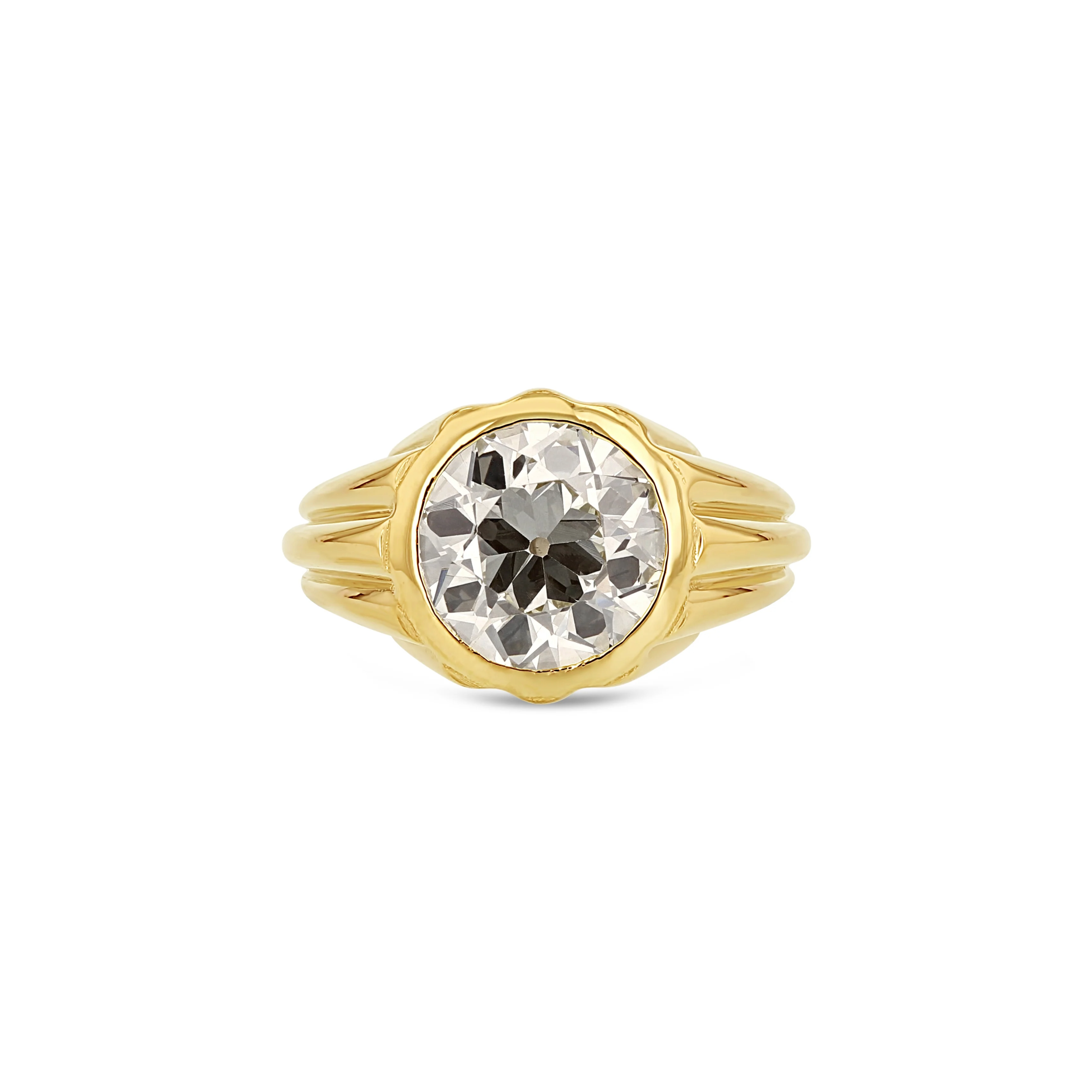 round engagement rings