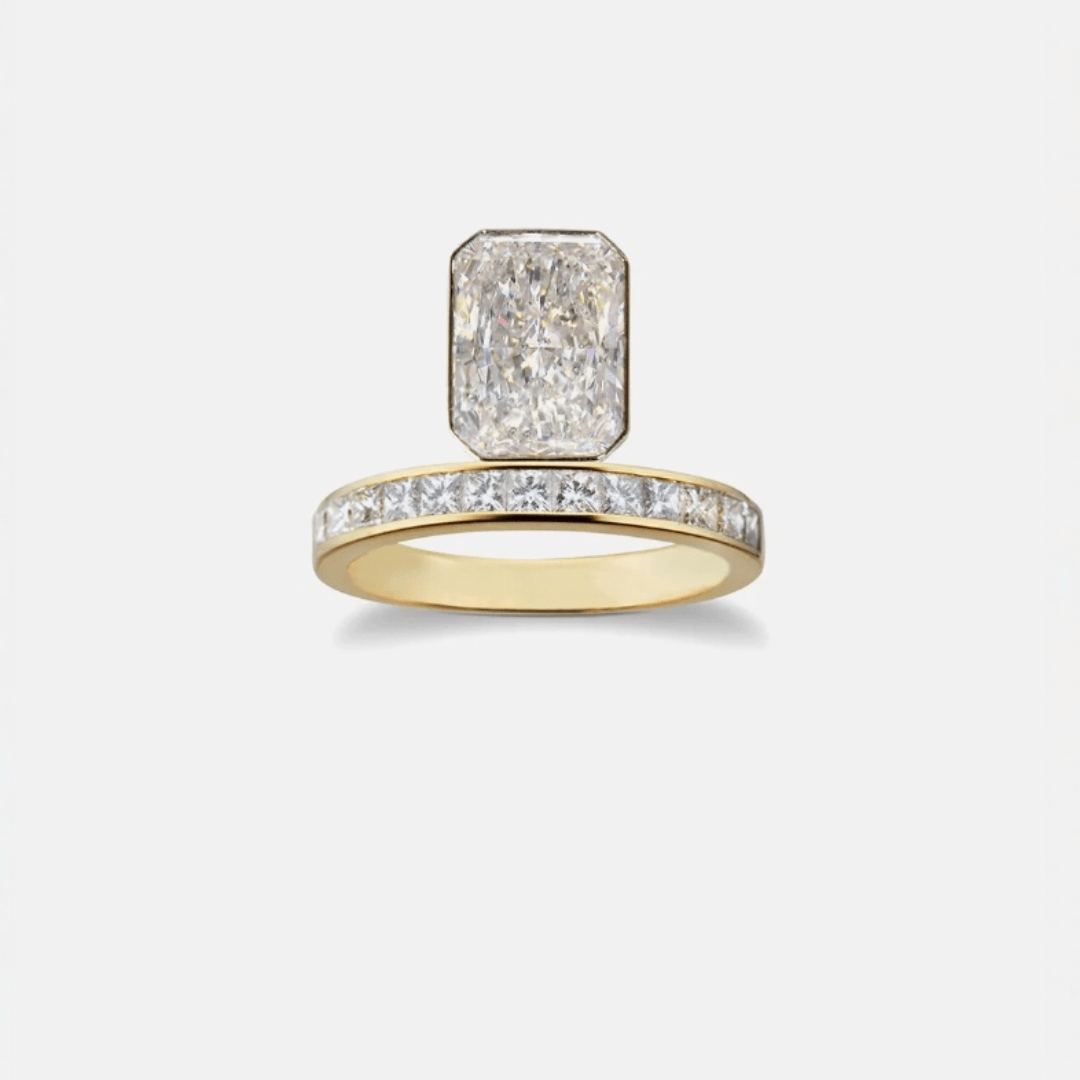 radiant cut engagement rings