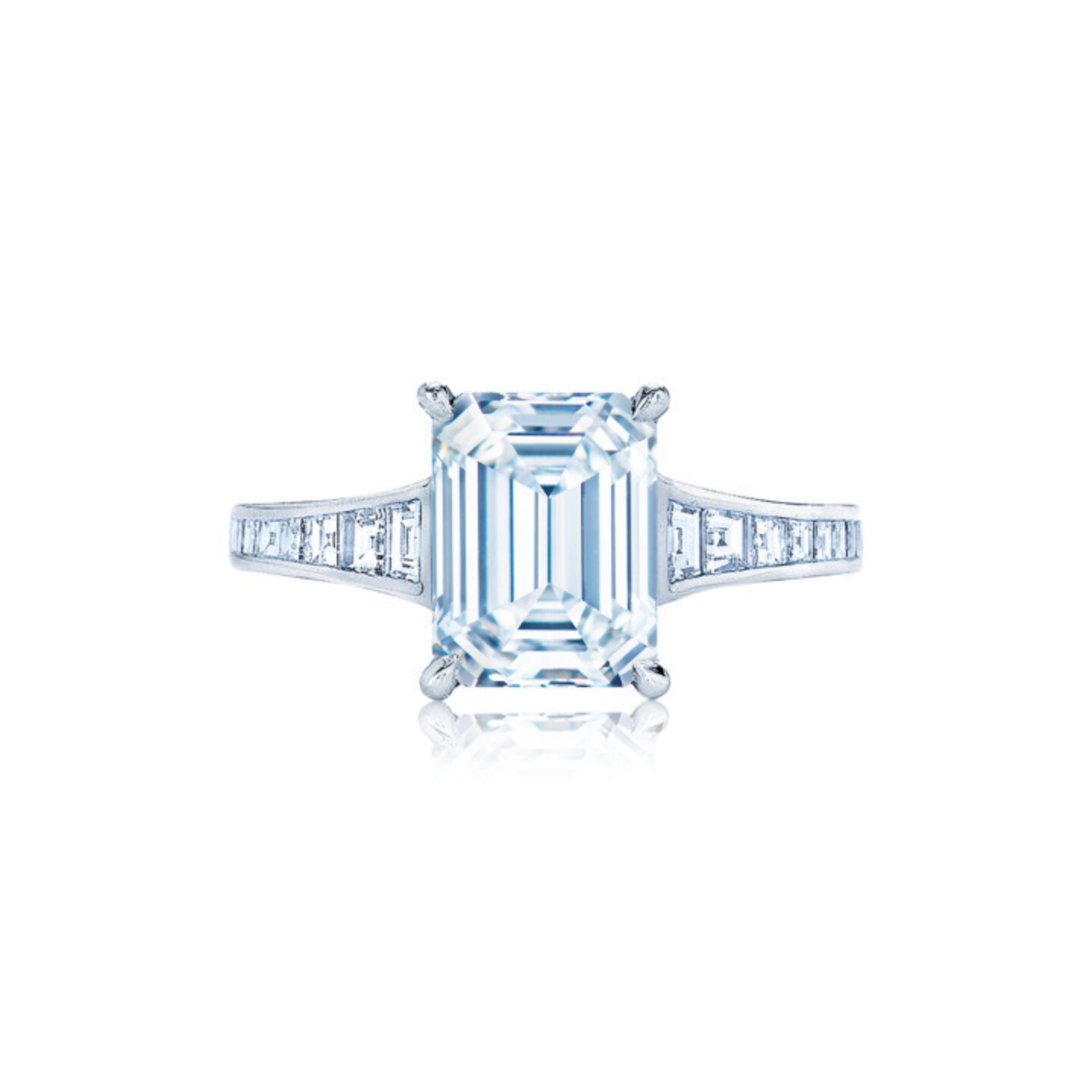emerald cut engagement rings