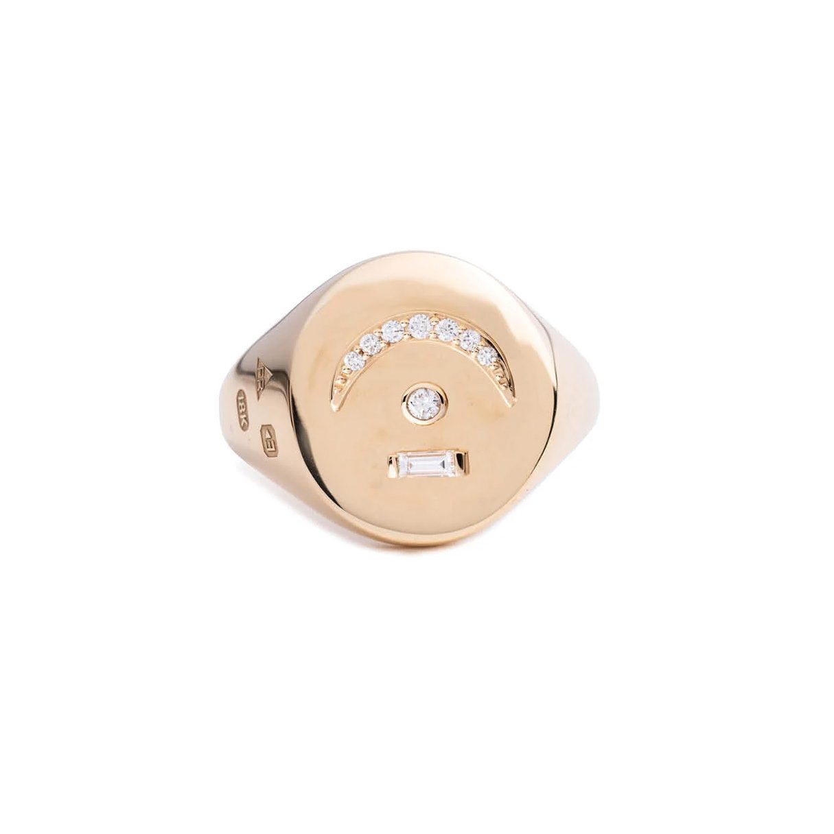 diamond pinky ring