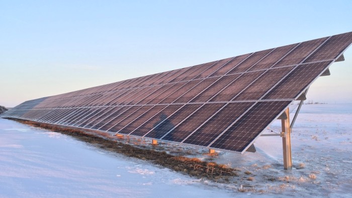 Diavik Diamond Mine Solar Panels