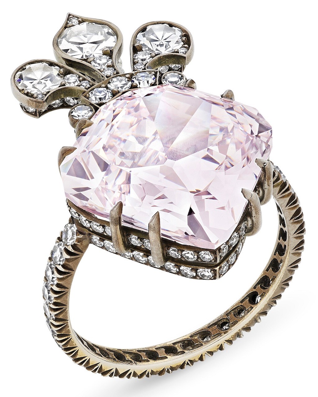 Marie Antoinette’s Marie-Thérèse Pink Diamond Ring (Courtesy of Christie’s)