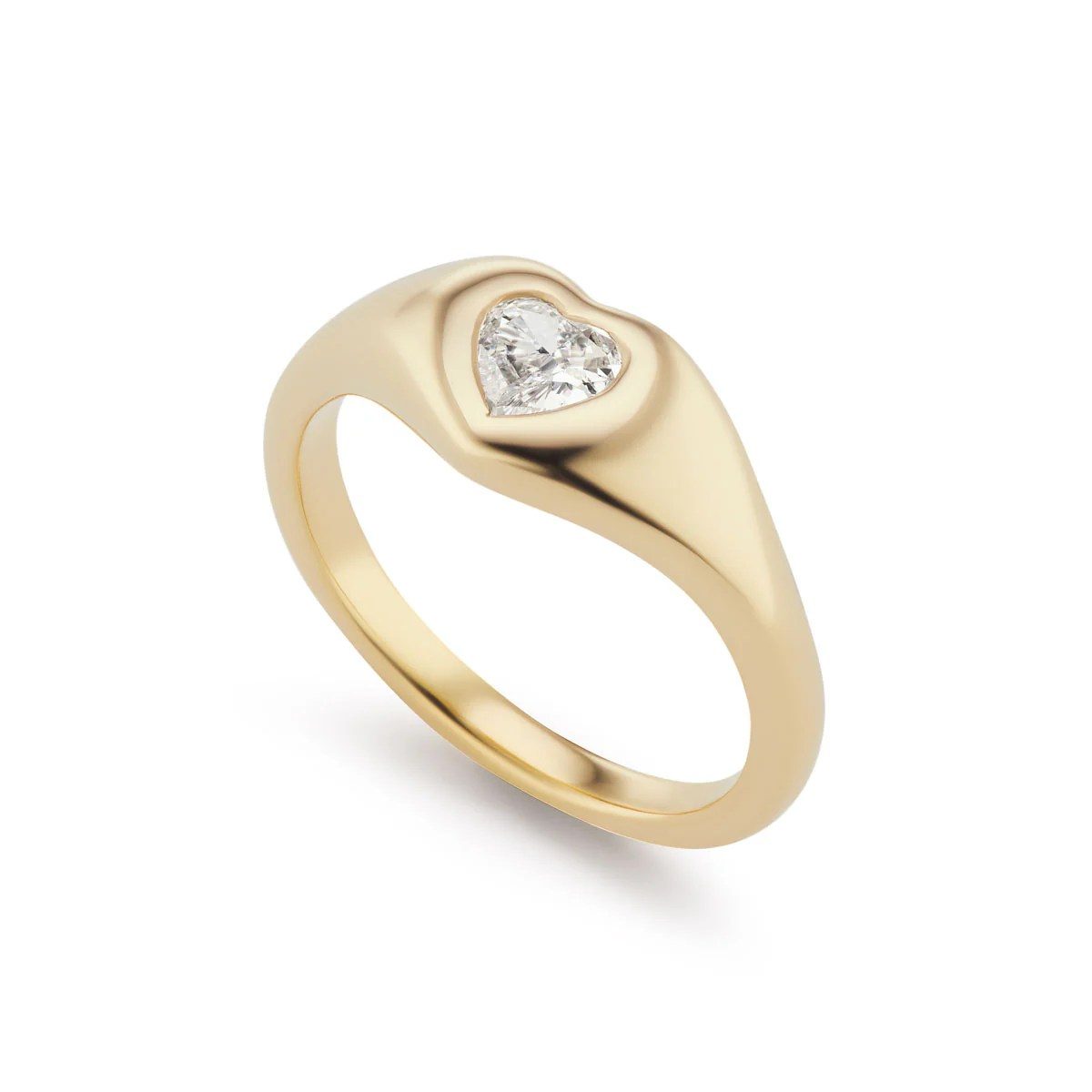 diamond pinky ring