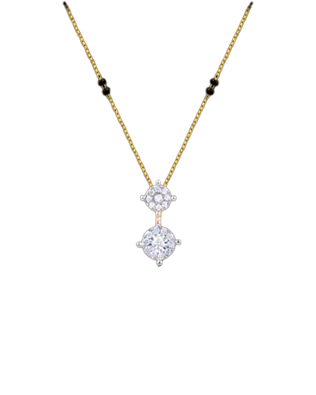 Minimal diamond mangalsutra perfect for every style