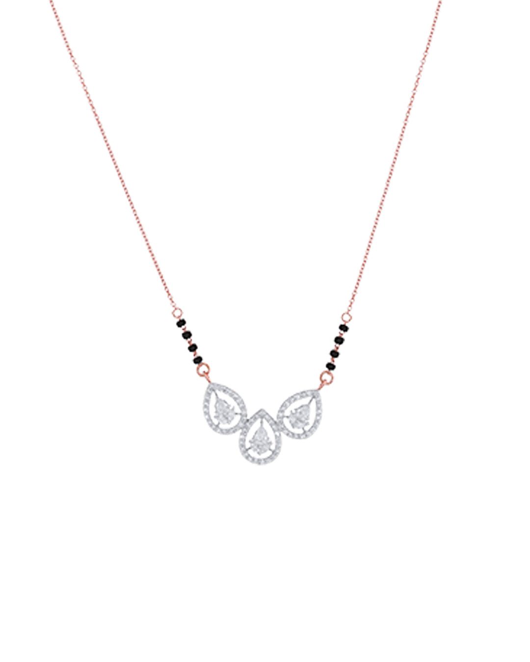 Minimal diamond mangalsutra perfect for every style