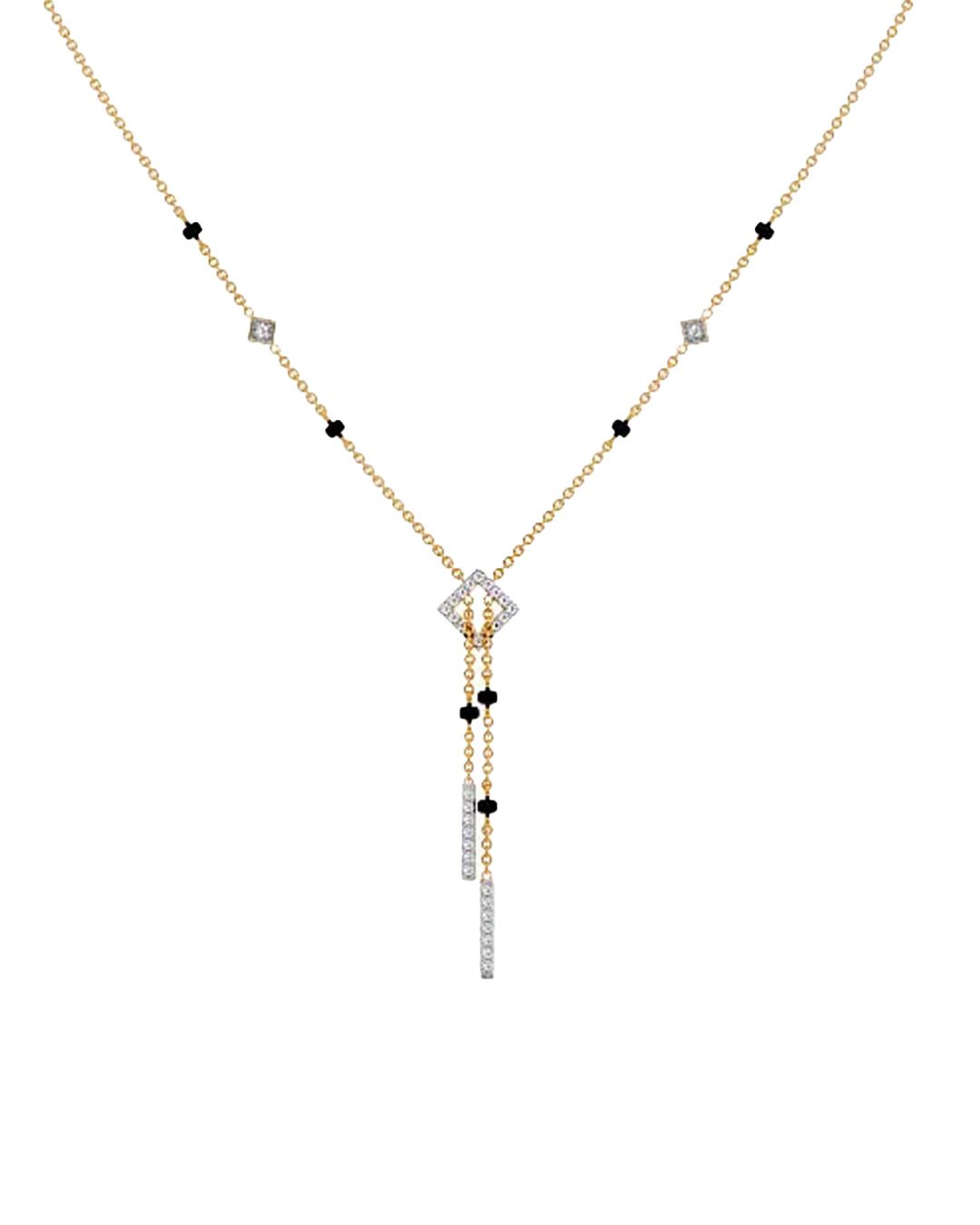 Single diamond mangalsutra for everyday use