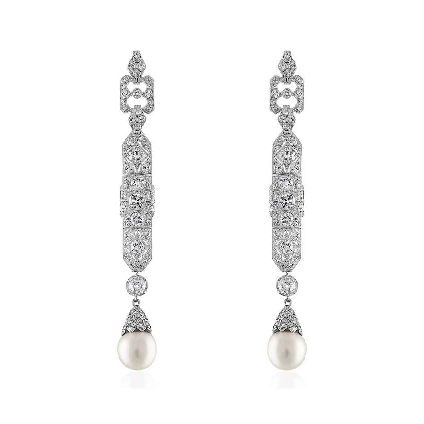 diamond bridal jewelry earrings