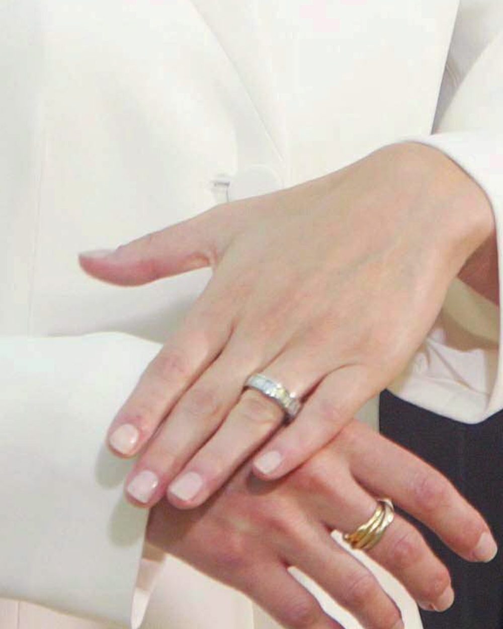 Queen Letizia of Spain's Royal Engagement Ring is a Diamond Eternity Band