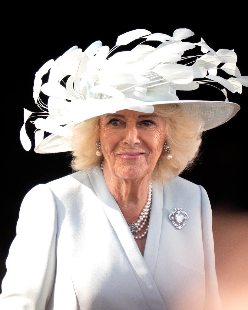 Queen Camilla Wore Queen Elizabeth II's 18.8-Carat Cullinan V Heart-Shaped Diamond Brooch at the 2025 Royal Ascot