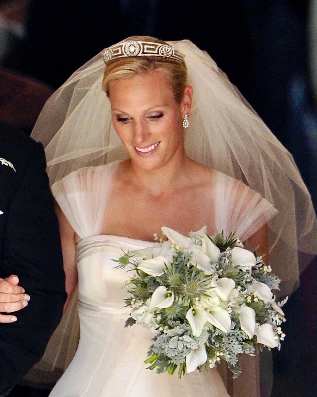 Zara Tindall’s Wedding Tiara: Princess Andrew’s Meander Bandeau Tiara