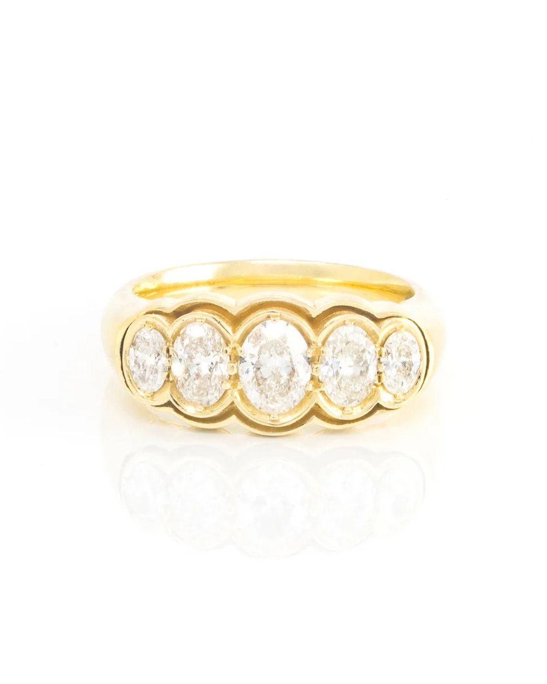 bezel set affordable diamond ring