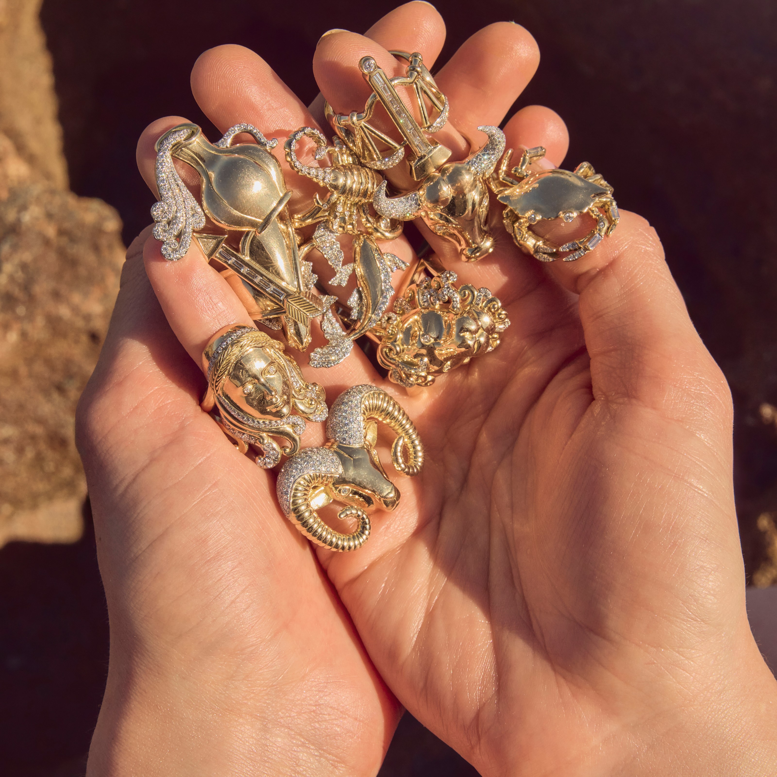 zodiac necklace pendants