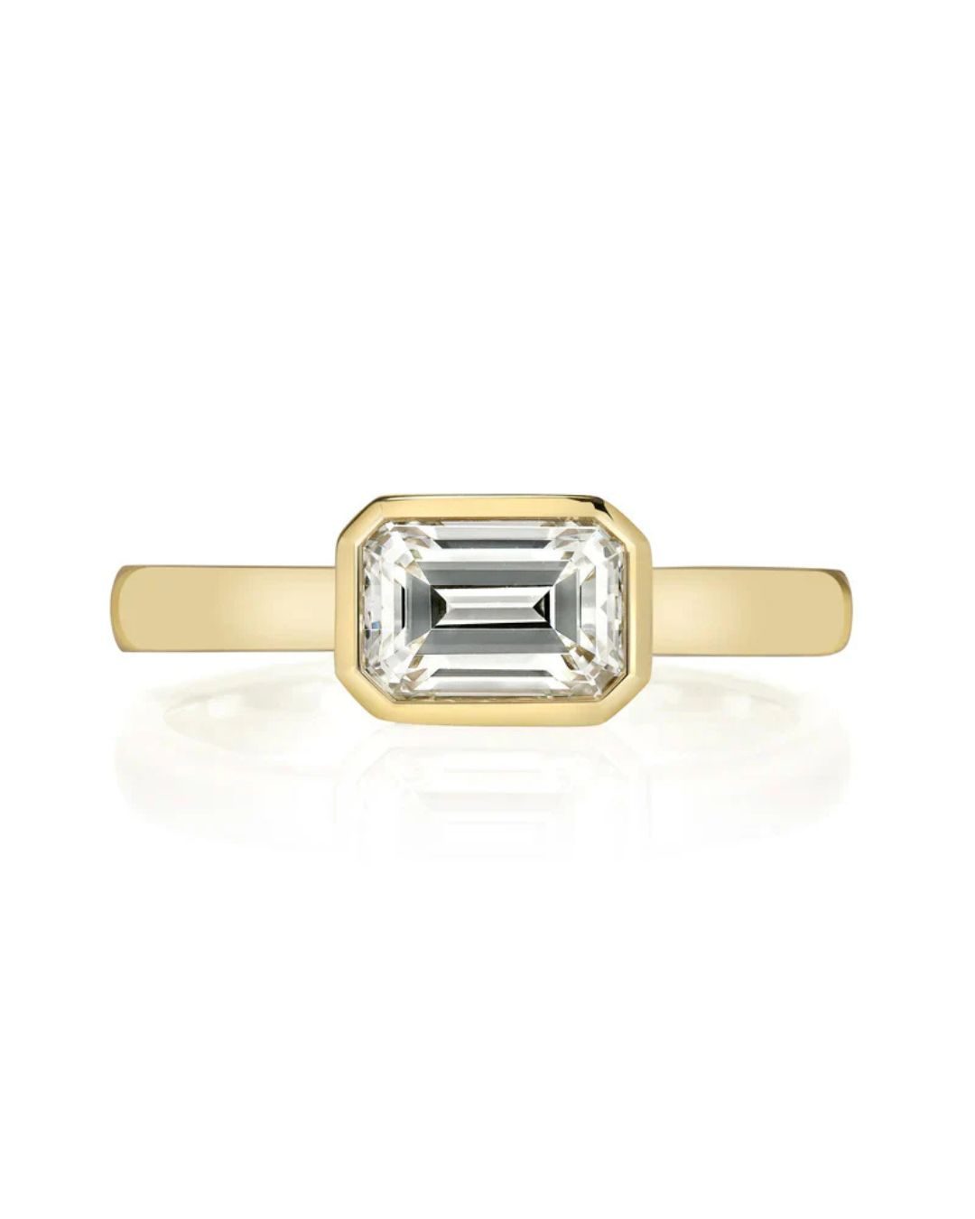 bezel set affordable diamond ring