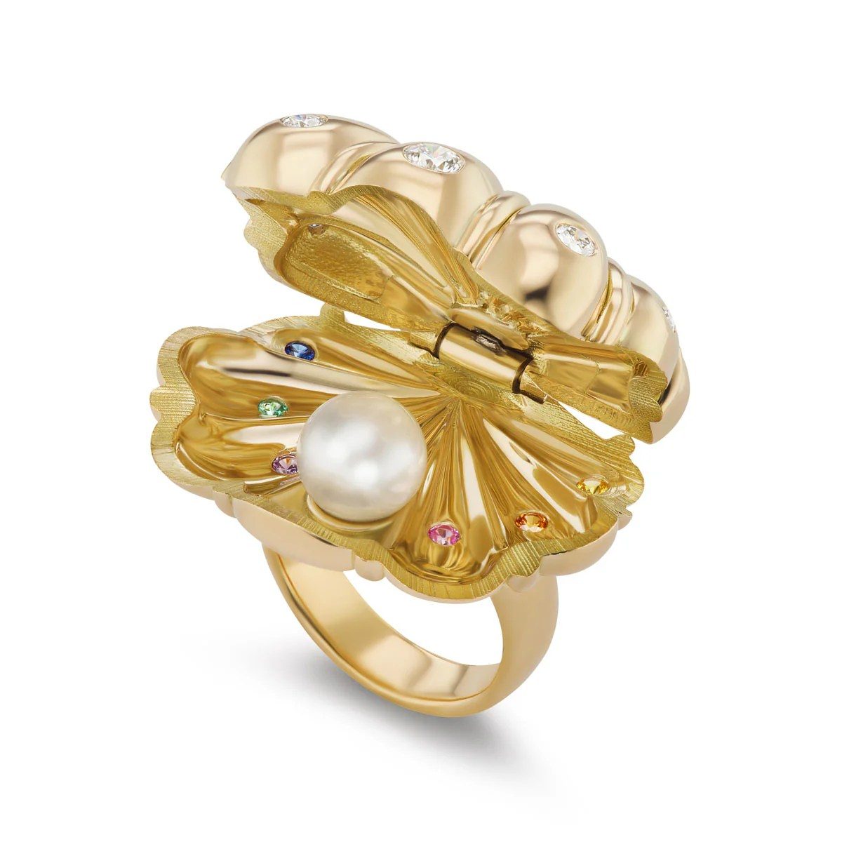 shell jewelry: shell ring