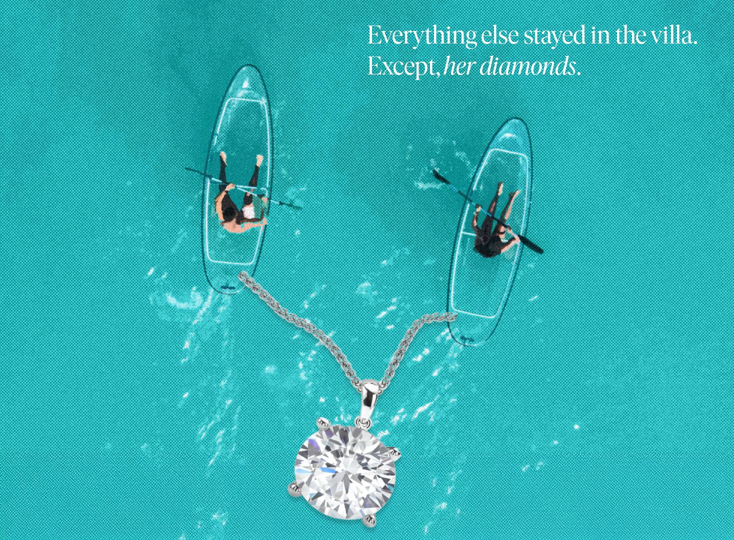 Minimalist diamond bracelet ideal for chic vacation looks
