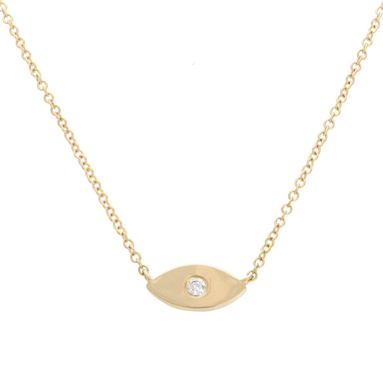 diamond evil eye jewelry