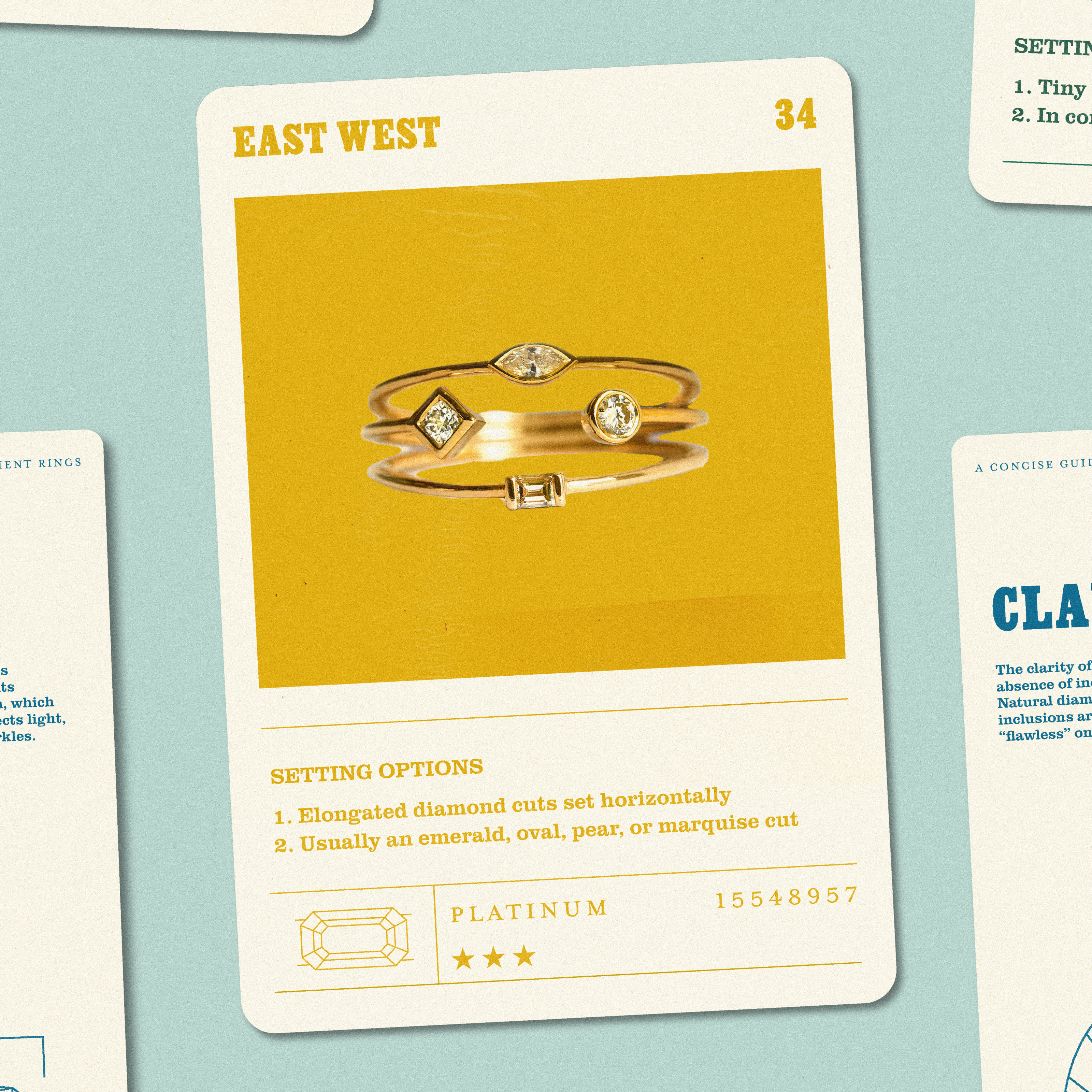 The East West Diamond Engagement Ring