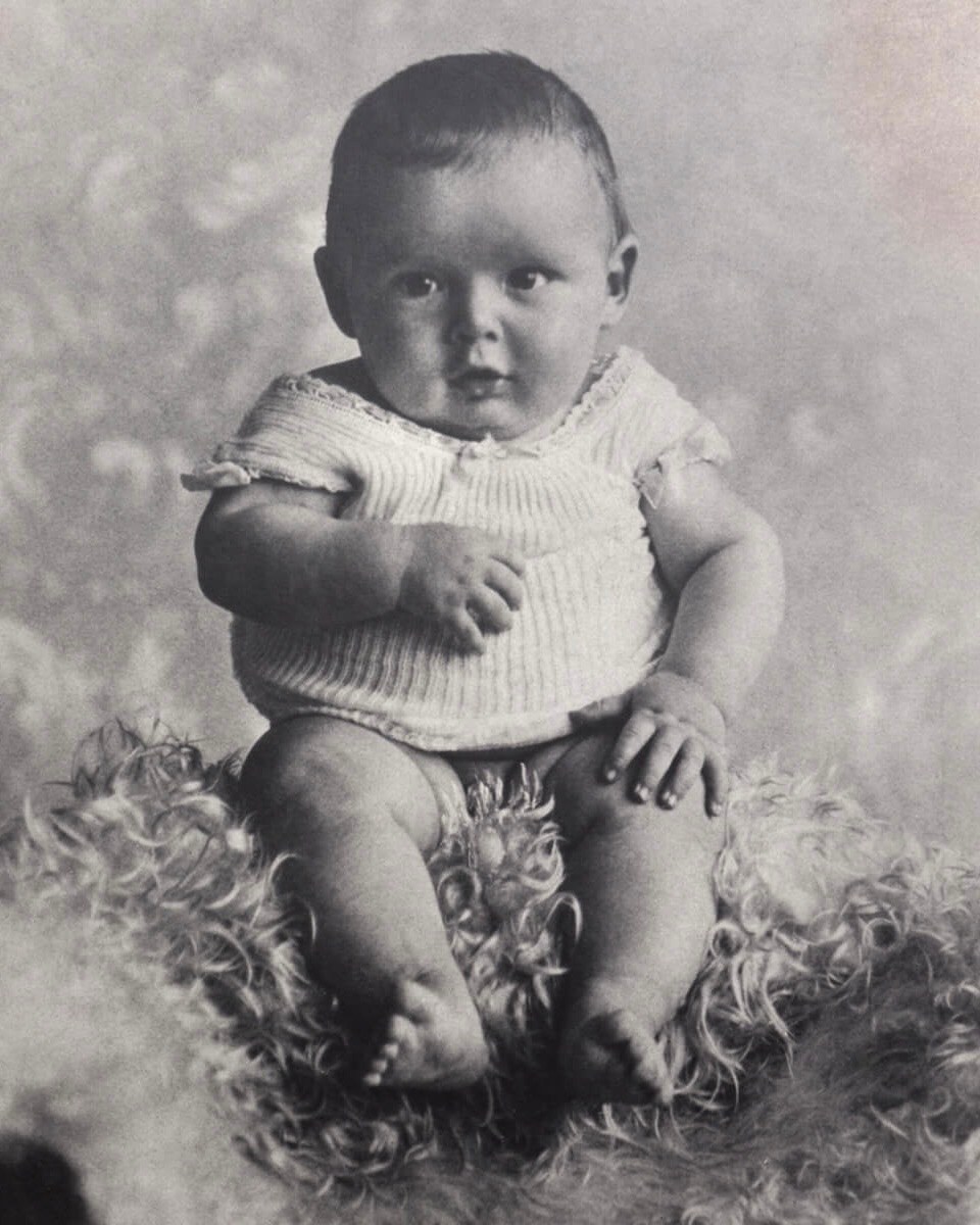 Mr. Harry Winston as a baby in 1896
