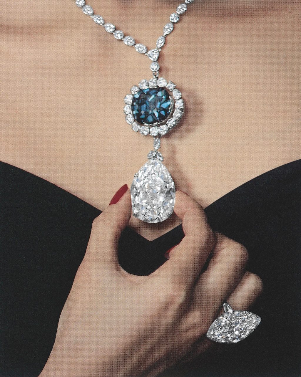 The Hope Diamond and Star of the East Diamond.