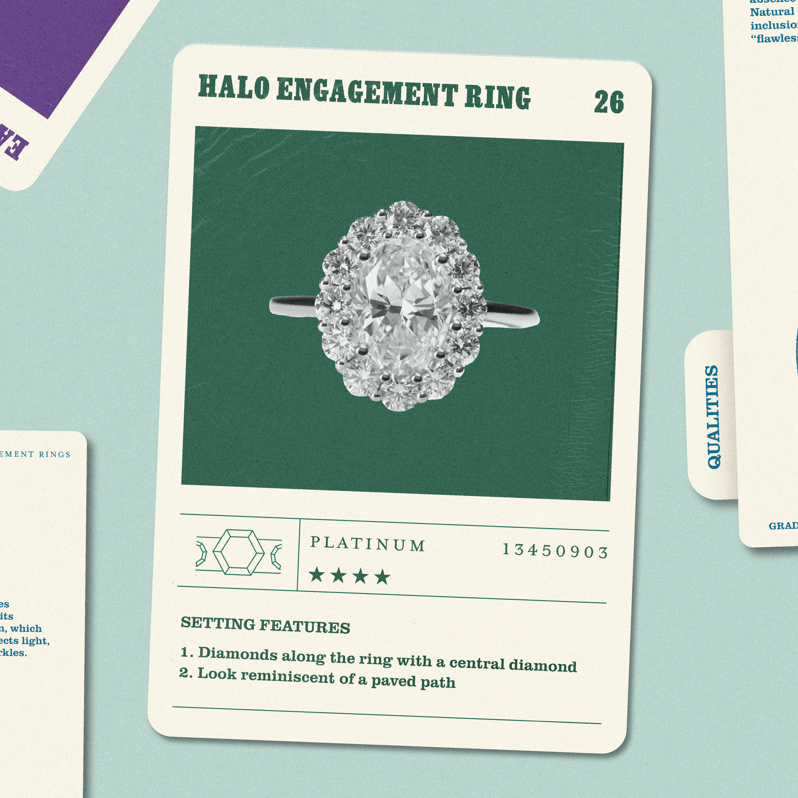 The Halo Engagement Ring