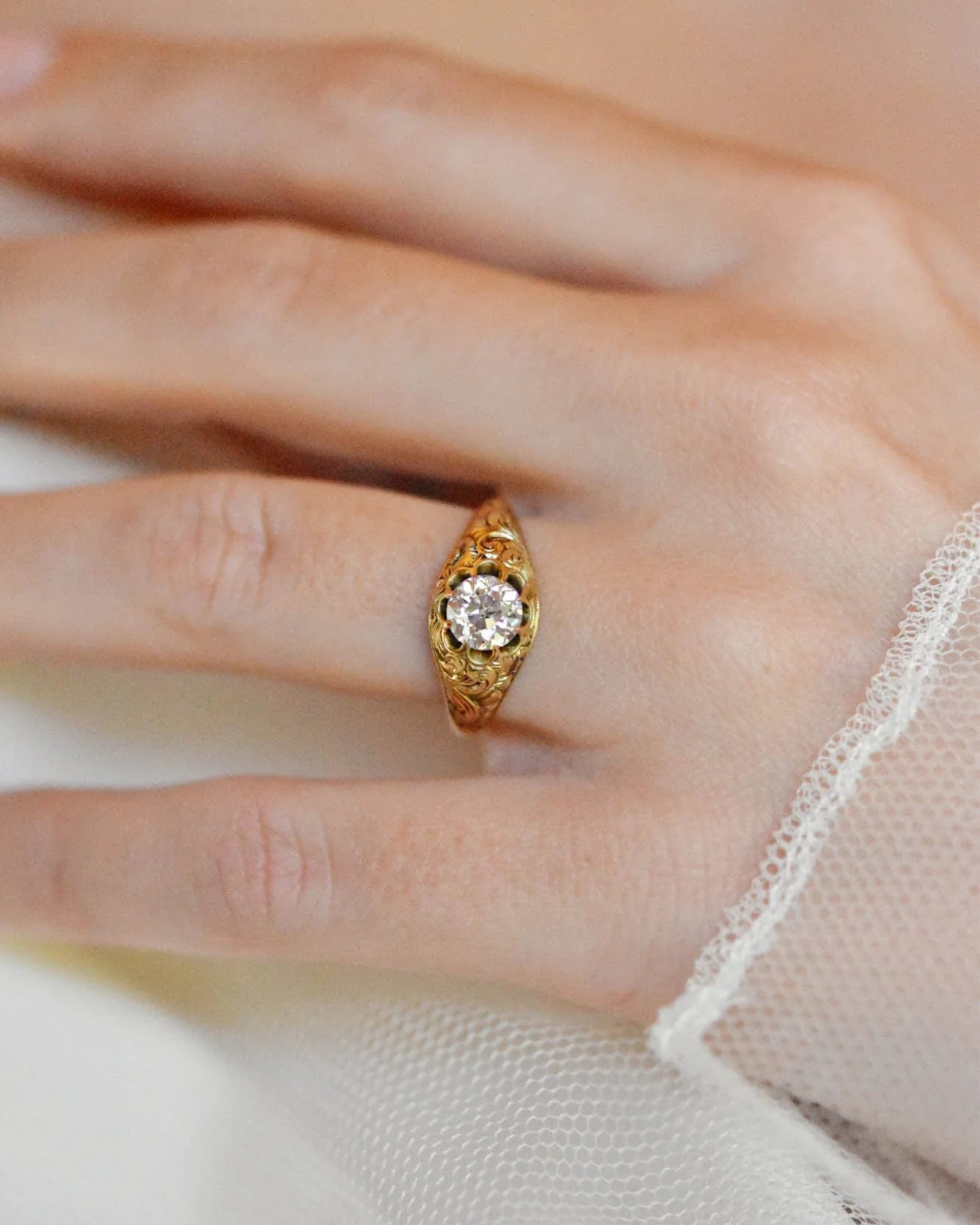 engraved ring Engagement Ring Resizing
