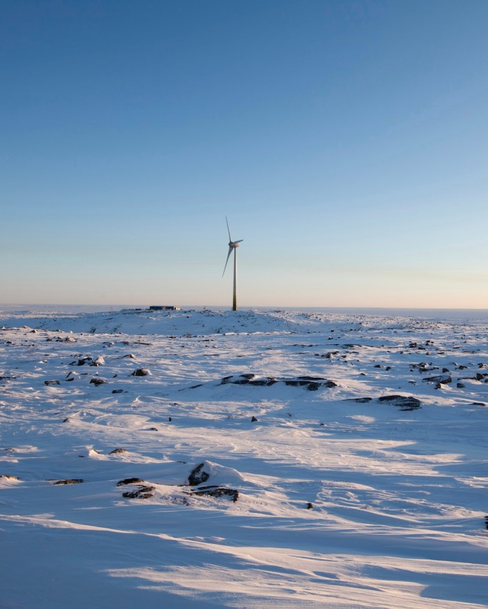 Rio Tinto's Diavik Mine Wind Farm, located in the Northwest Territories of Canada.