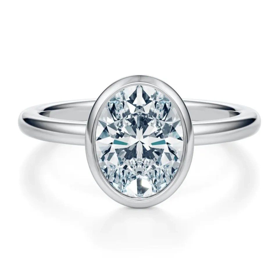 bezel engagement ring