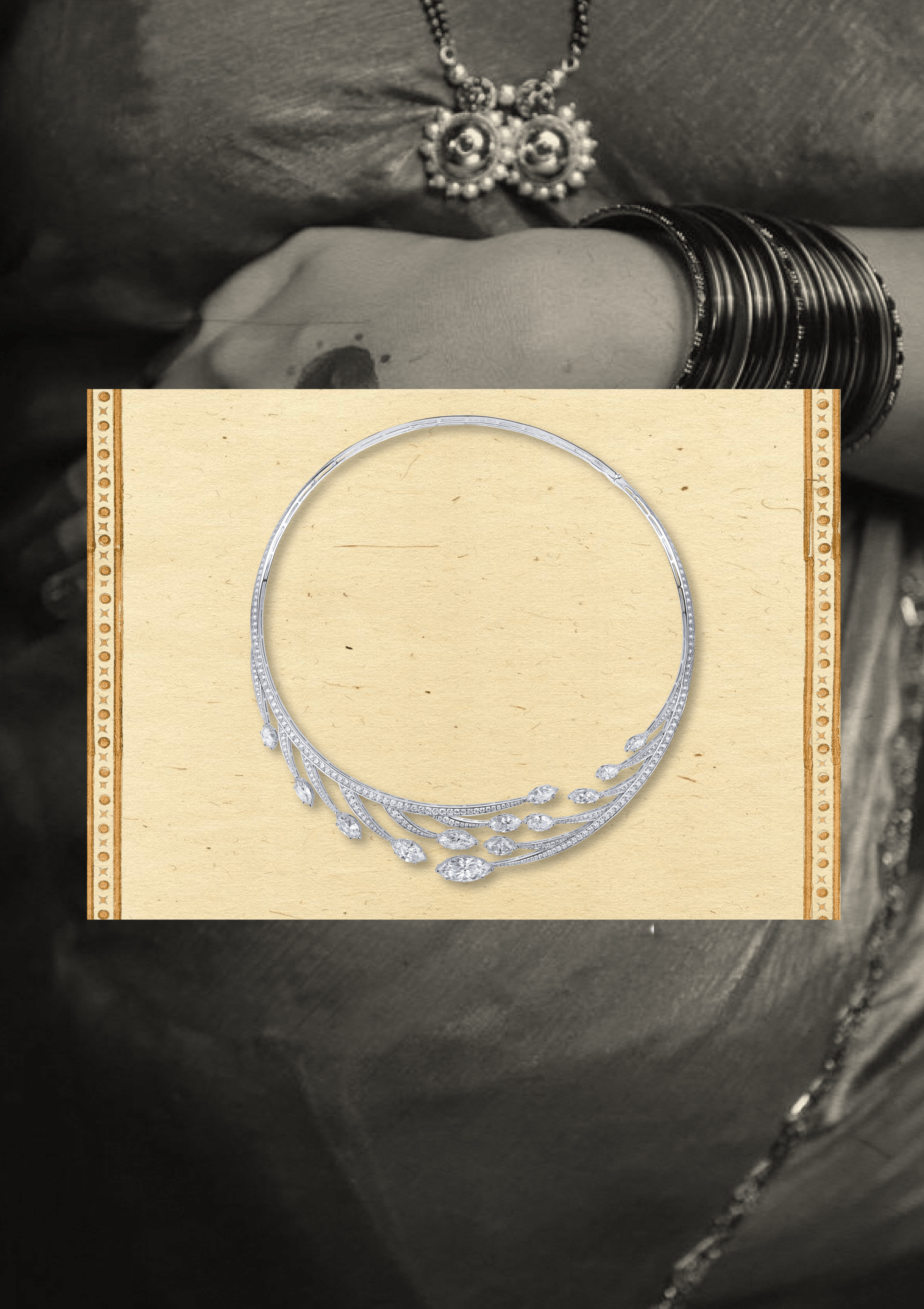 Natural Diamond Necklace and Bangle
