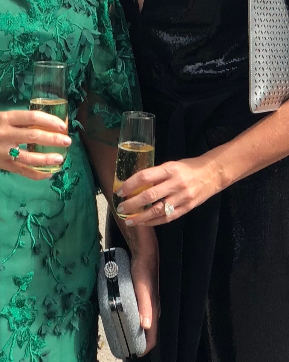 Heidi Farrugia's Original Diamond Ring (R) Before her Engagement Ring Redesign
